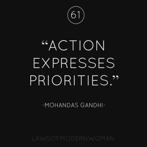 Action expresses priorities (17)
