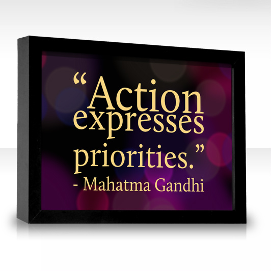 Action expresses priorities (20)
