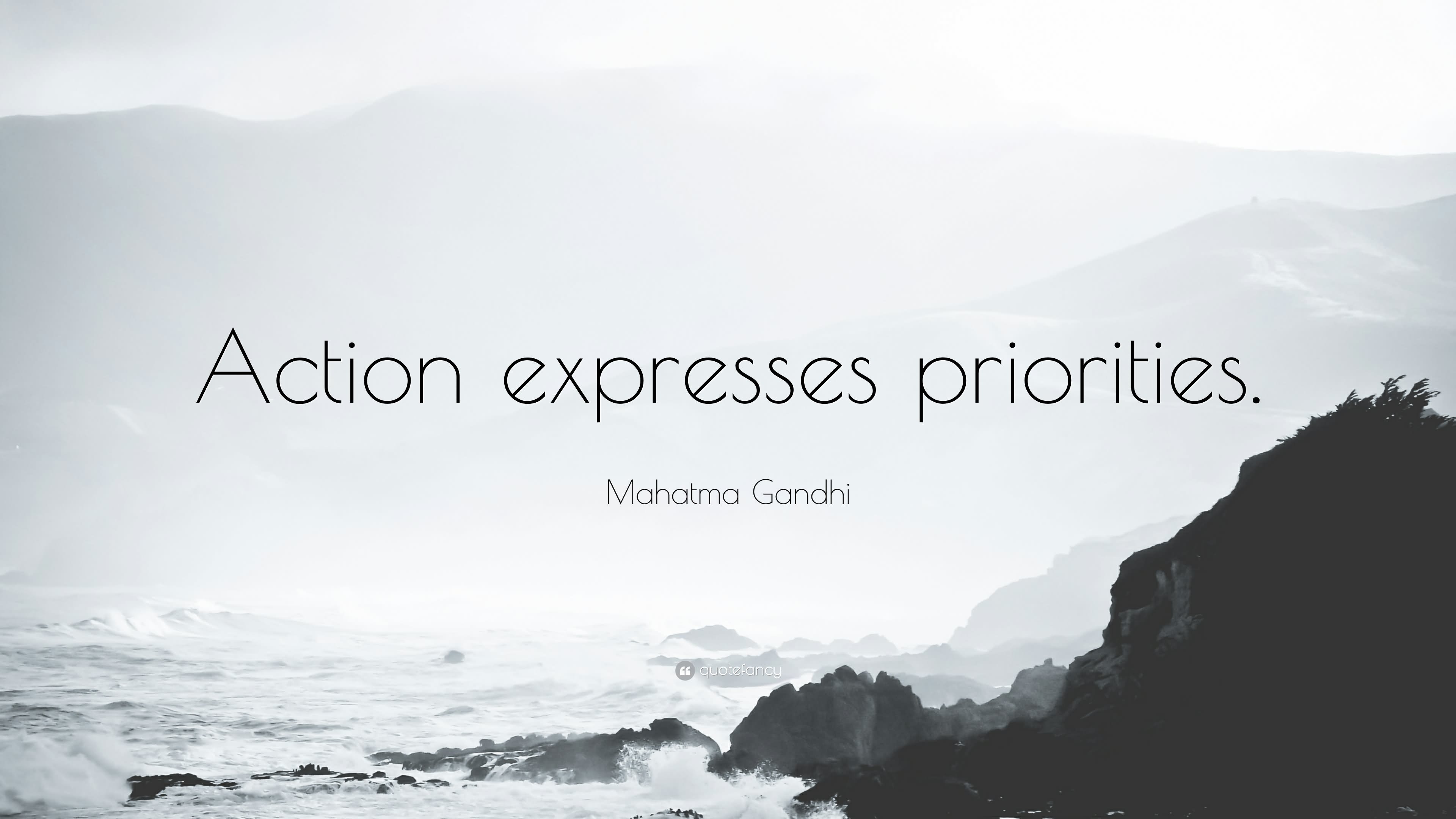 Action expresses priorities (26)