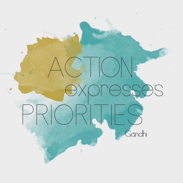 Action expresses priorities (28)