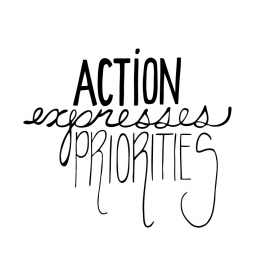 Action expresses priorities (29)
