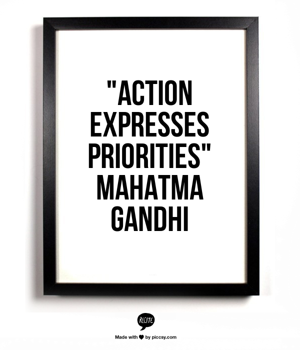 Action expresses priorities (3)