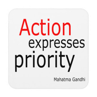 Action expresses priorities (7)