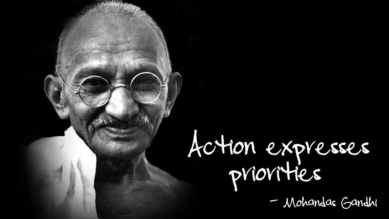 Action expresses priorities (9)