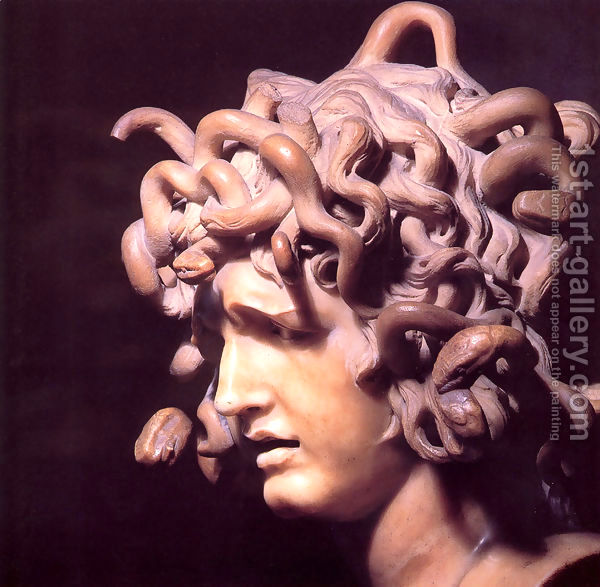 Ancient Medusa painting by Gian Lorenzo Bernini