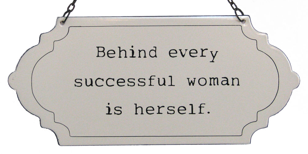 Behind every successful woman is herself - Women Quote (16)