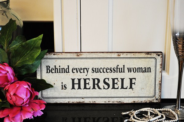 Behind every successful woman is herself - Women Quote (9)
