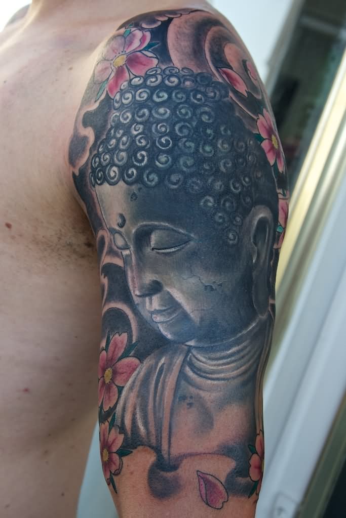 Buddha arm tattoo project by Heinz Graynd