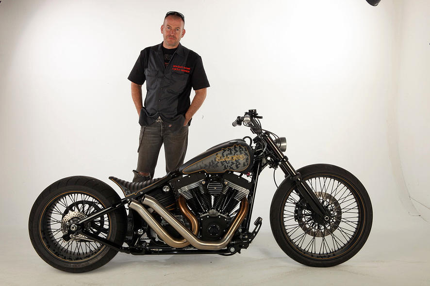 Custom Harley Davidson Rocker C - Blackbird by Rocket Bobs (33)