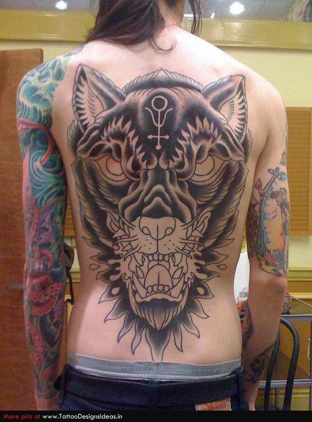 76+ Meaningful Wolf Tattoo Designs & Ideas For Back
