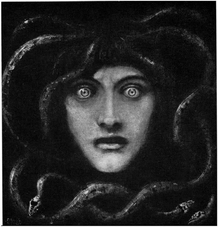 Medusa Painting by Franz Stuck completed in 1892