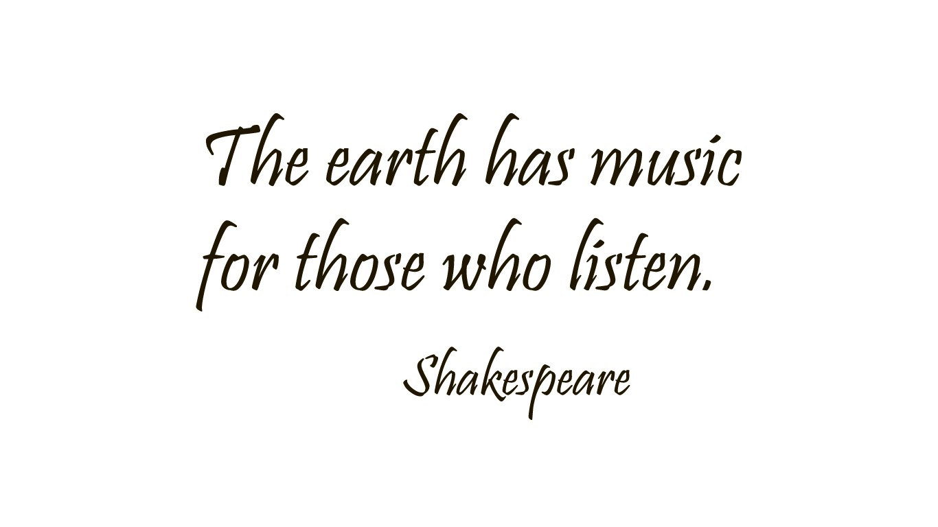 The earth has music for those who listen - Earth Quotes (10)