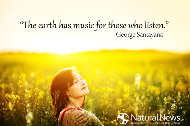 The earth has music for those who listen - Earth Quotes (12)