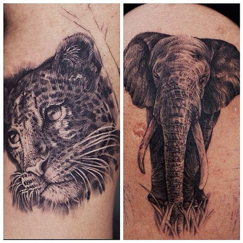 Animals Portrait Tattoos by Sunny Bhanushali