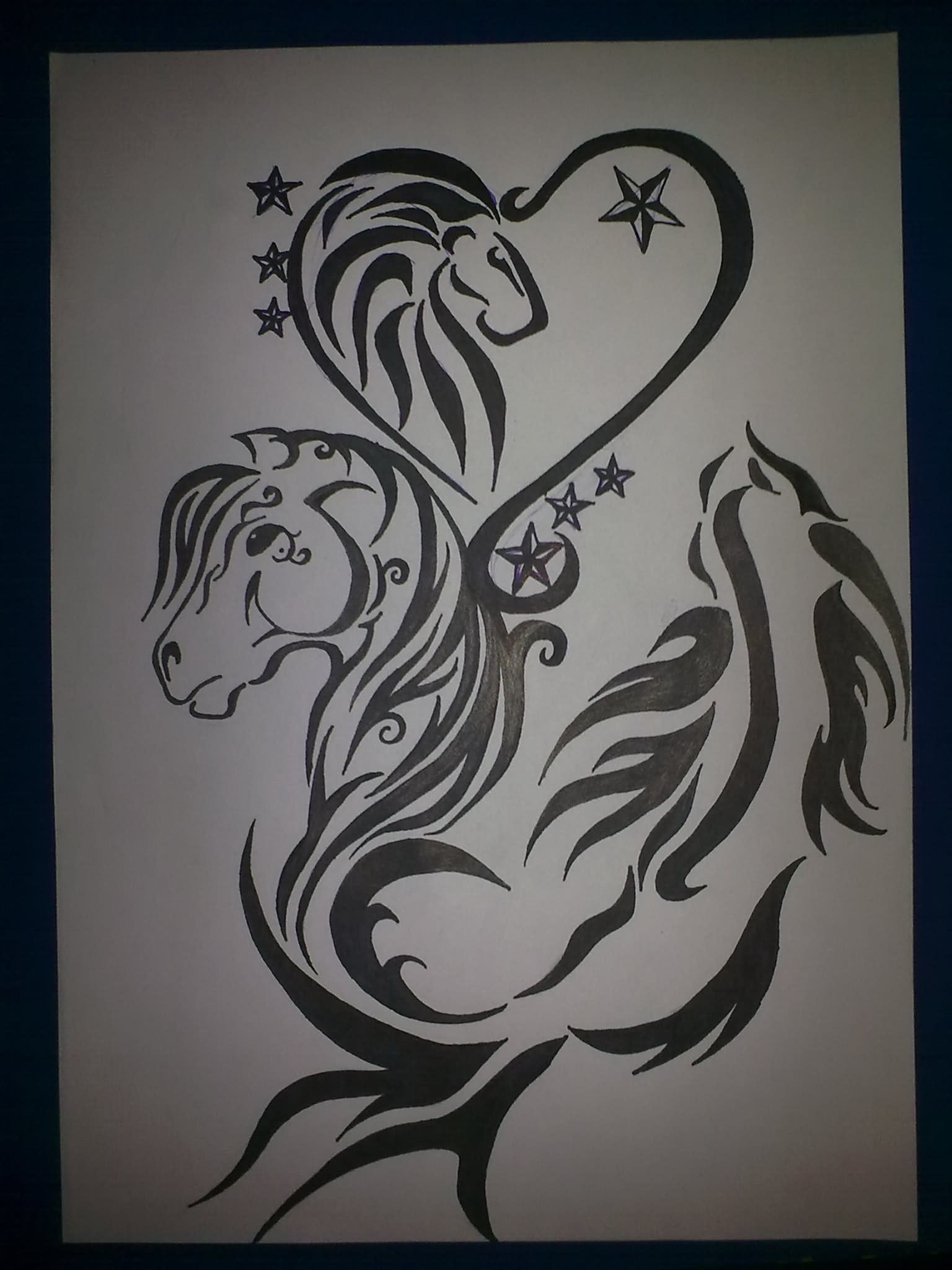 Lion, Horse and Koi Fish Tattoo design by Bogi90