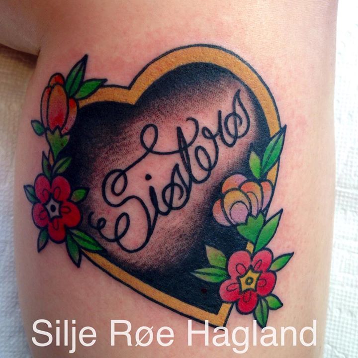 Sister's love tattoo by Silje