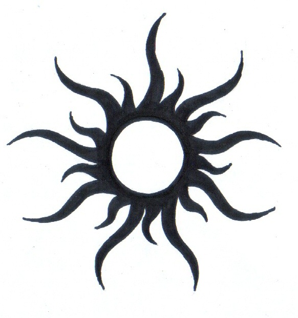 Tribal Sun tattoo by veda