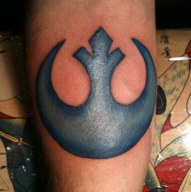 Blue Squadron Rebel Alliance Tattoo by MikeAttackTattoo