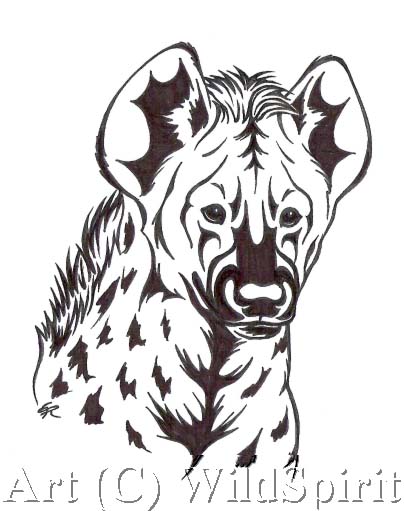 Hyena Tattoo Design By WildSpiritWolf