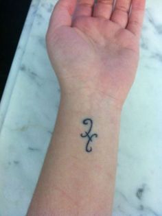 Left Wrist Pisces Tattoo