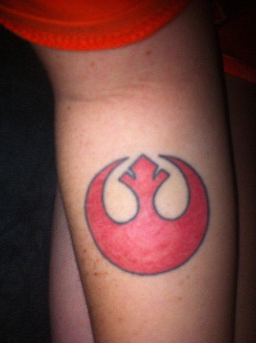 Red Ink Rebel Alliance Tattoo