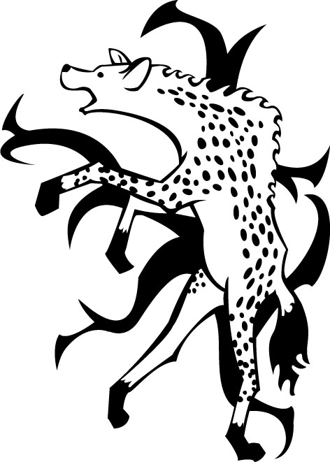 Tribal Hyena Tattoo Sketch By HyenaTeeth