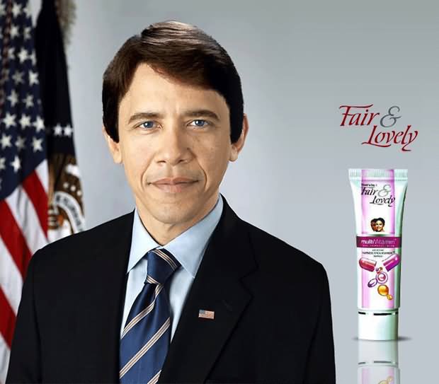 Barack Obama Using Fair & Lovely Cream Funny Advertisement