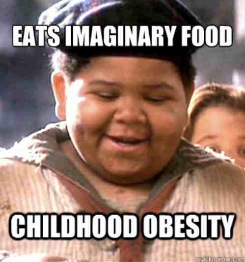Childhood Obesity Funny Baby Caption