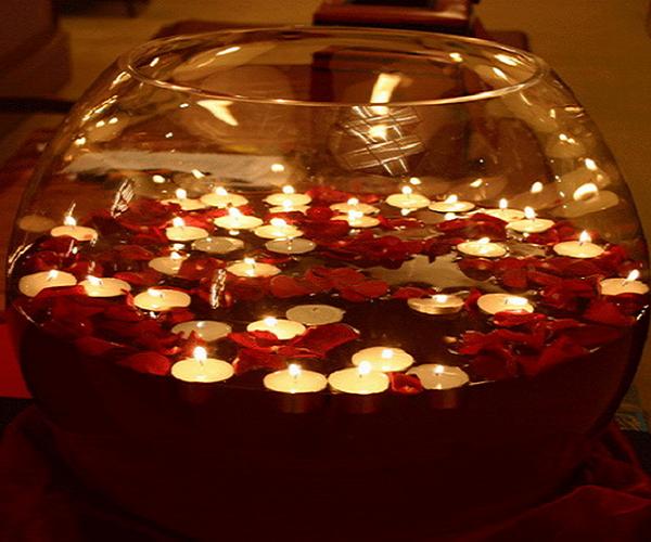 Floating Diyas Diwali Decoration Ideas