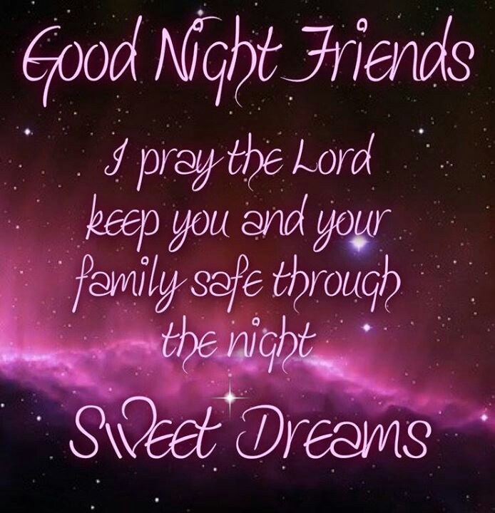 Good Night Friends Sweet Dreams
