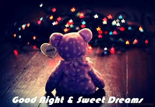 Good Night & Sweet Dreams Teddy Bear