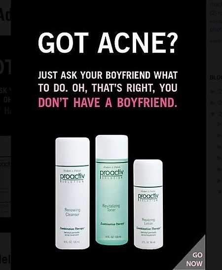 Got Acne Don't Have A Boyfriend Funny Advertisement