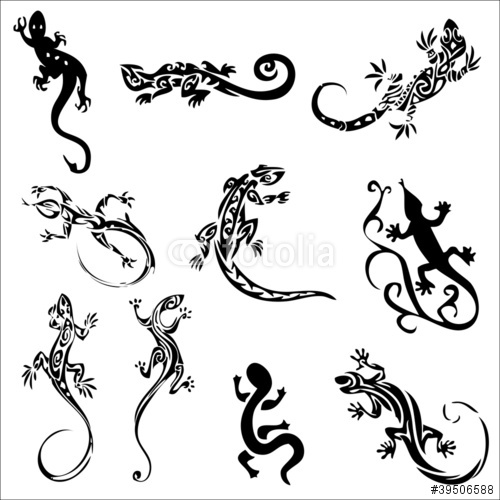 Incredible Lizard Tattoo Designs