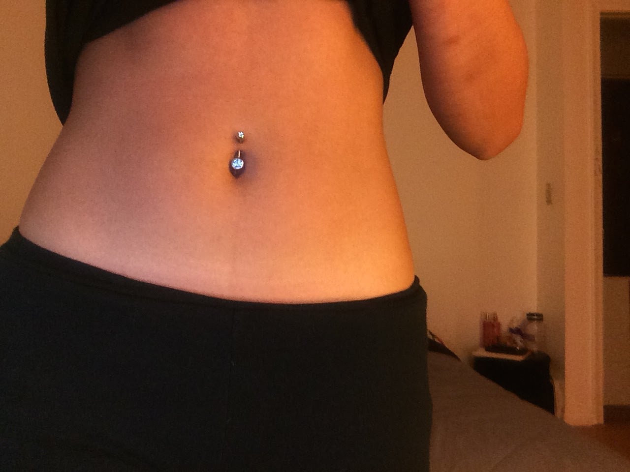 Nice Navel Piercing Picture For Girls
