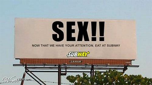 Subway Funny Advertisement