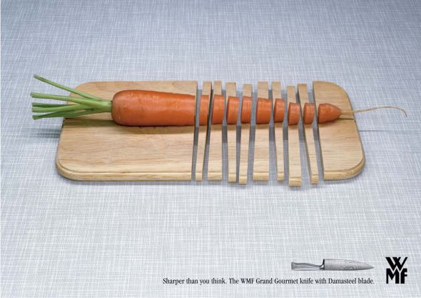 Sharper Than You Think Funny Knife Advertisement