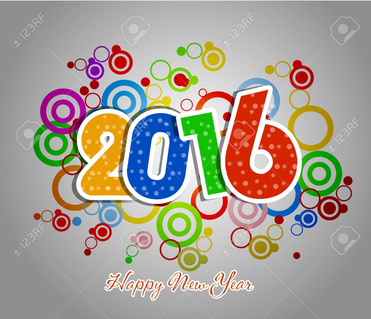 2016 Happy New Year HD Wallpaper