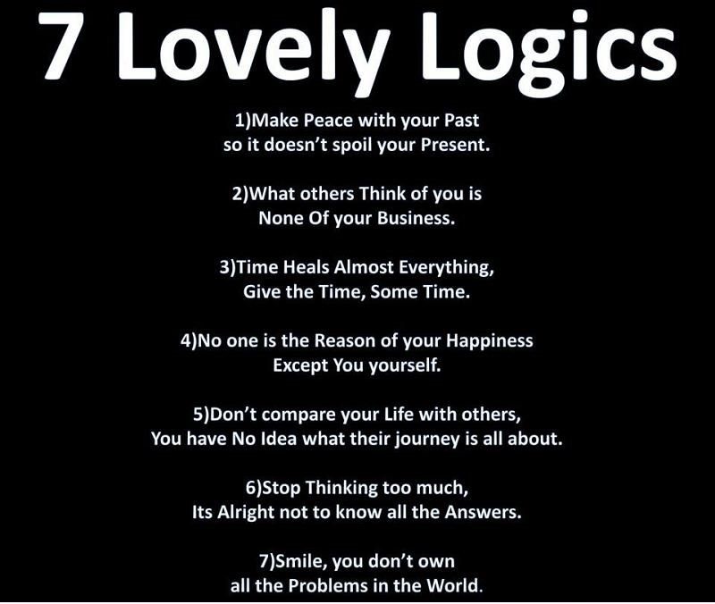7 Lovely Logics Funny Inspirational Quote