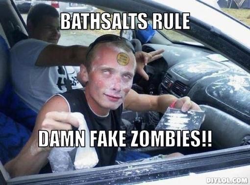 Bathsalts Rule Funny Zombie Meme