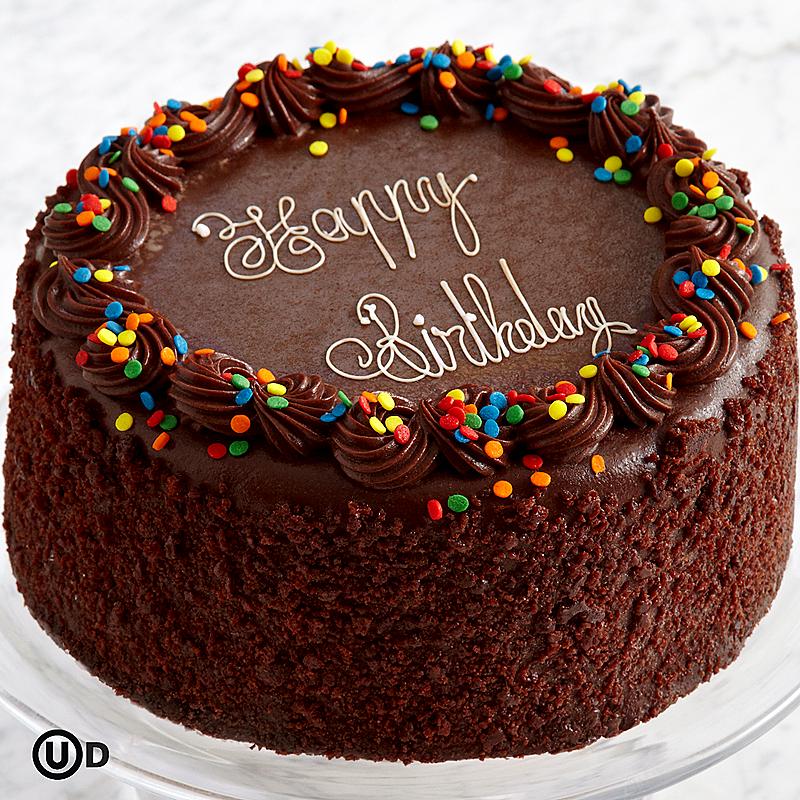 Beautiful Chocolate Birthday Cake