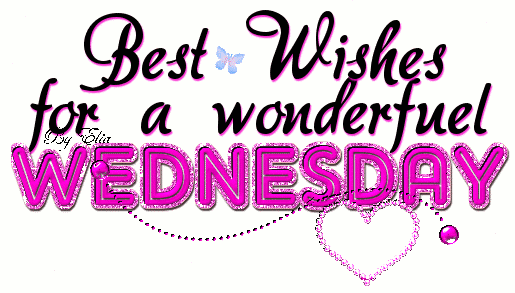 Best Wishes For A Wonderful Wednesday Glitter