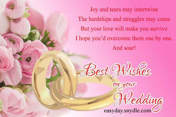 12 Wonderful Wedding Wishes Messages Pictures