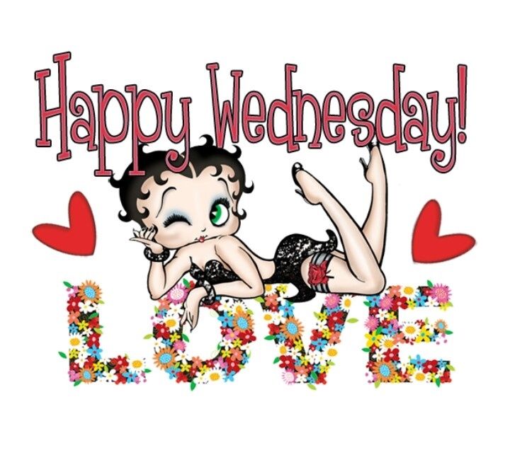 Betty Boop Sending You Love On Happy Wednesday