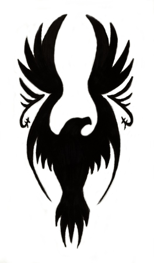 Black Eagle Tattoo Design By Wolfsjal