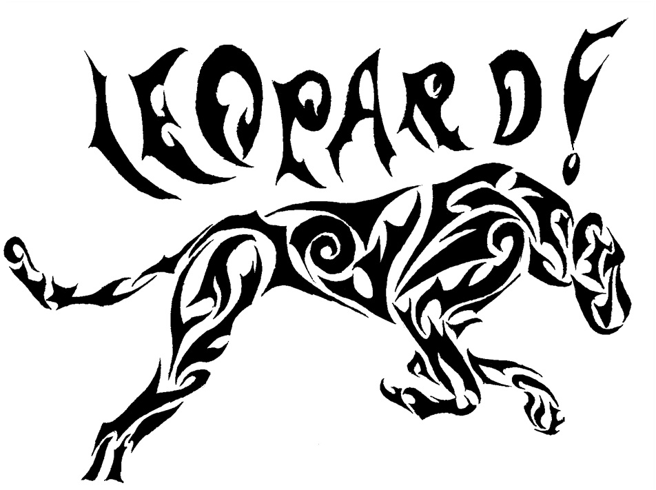 Black Leopard Tattoo Design By Amy Grainger
