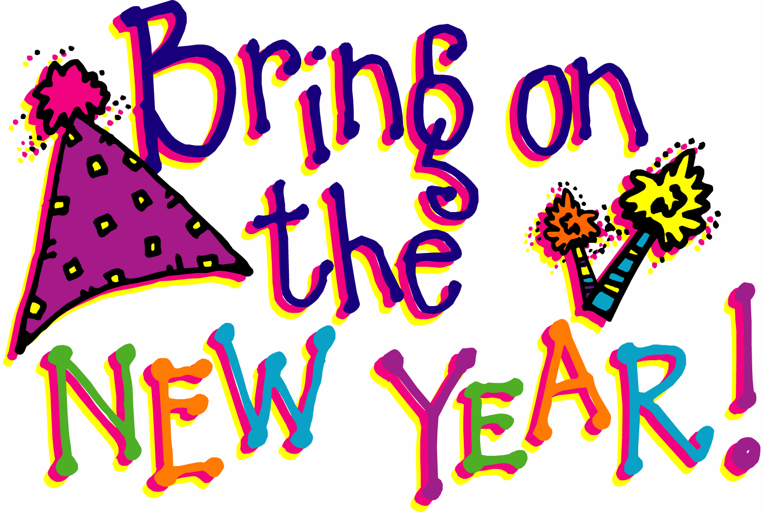 Bring The New Year Clipart