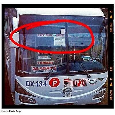 Bus Funny Sign Board