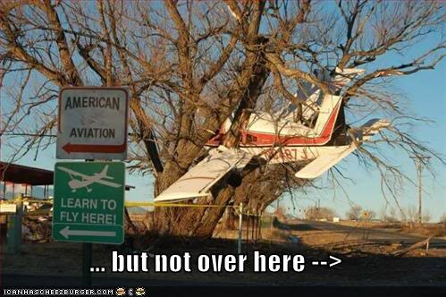 But Not Over Here Funny Plane Crash