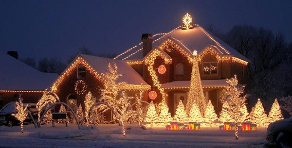 Christmas Light Decoration For House
