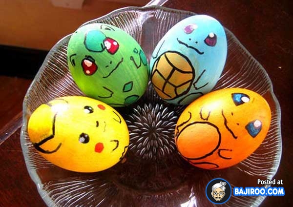 Colorful Funny Eggs